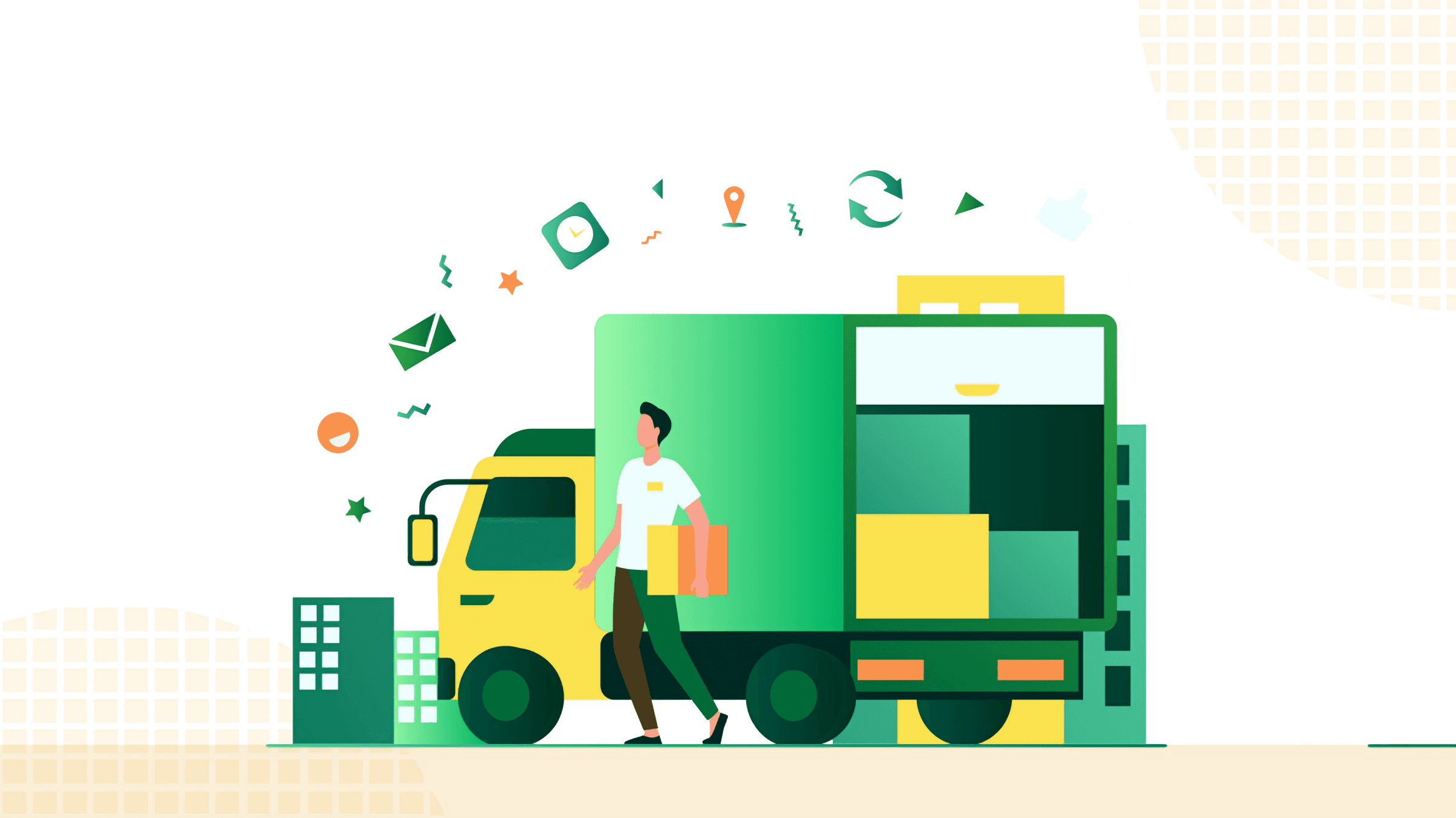 Delivery truck
