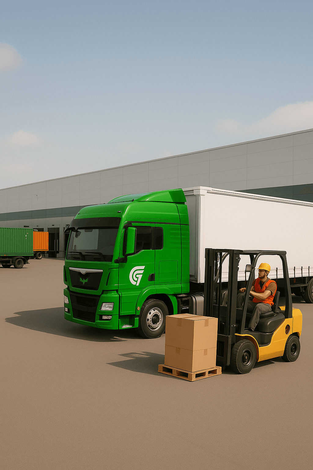 Delivery truck